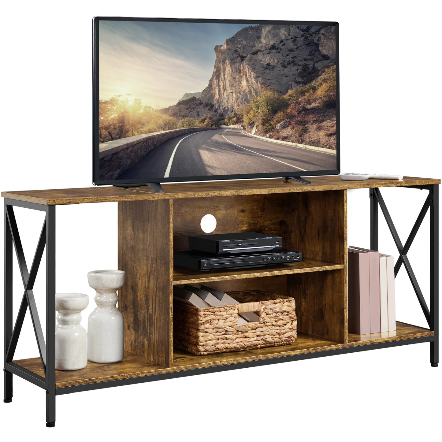 Rustic Brown TV Stand