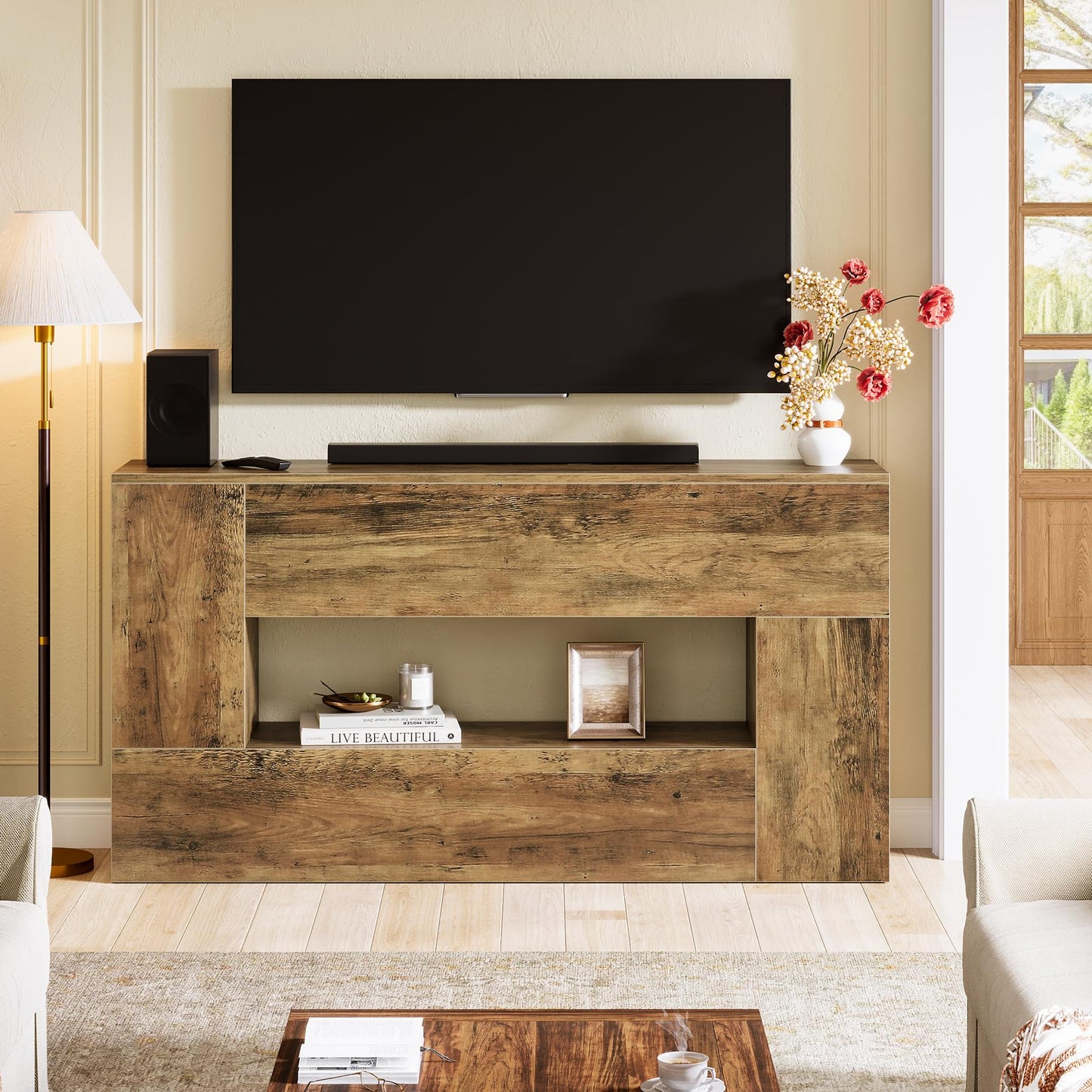 63" Farmhouse Console Table