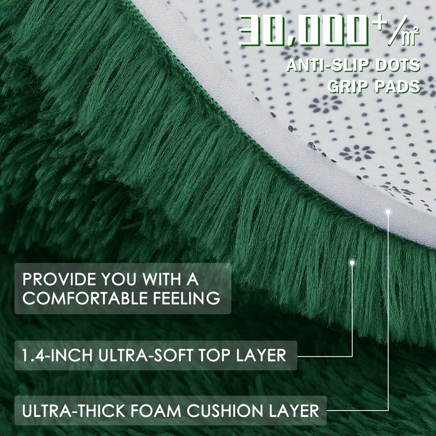 Dark Green Area Rugs