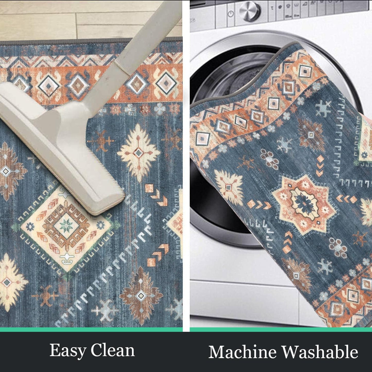 Blue/Coffee Rugs