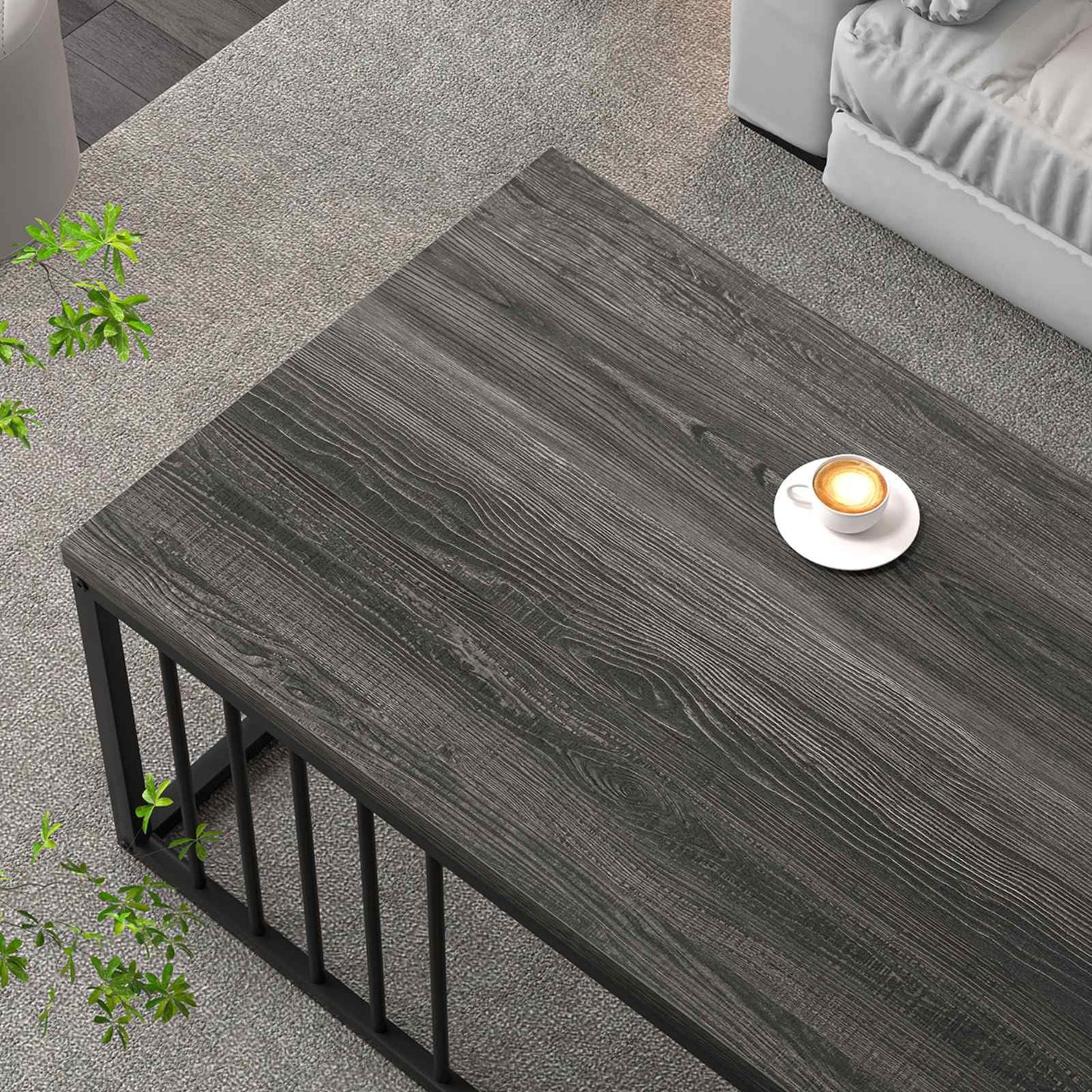 Dark Gray Coffee Table