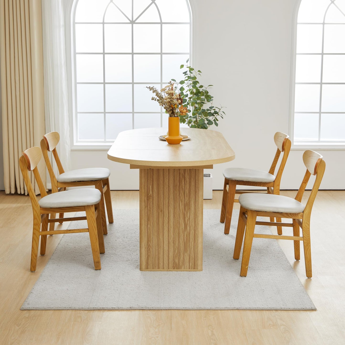 Natural Kitchen Dining Table