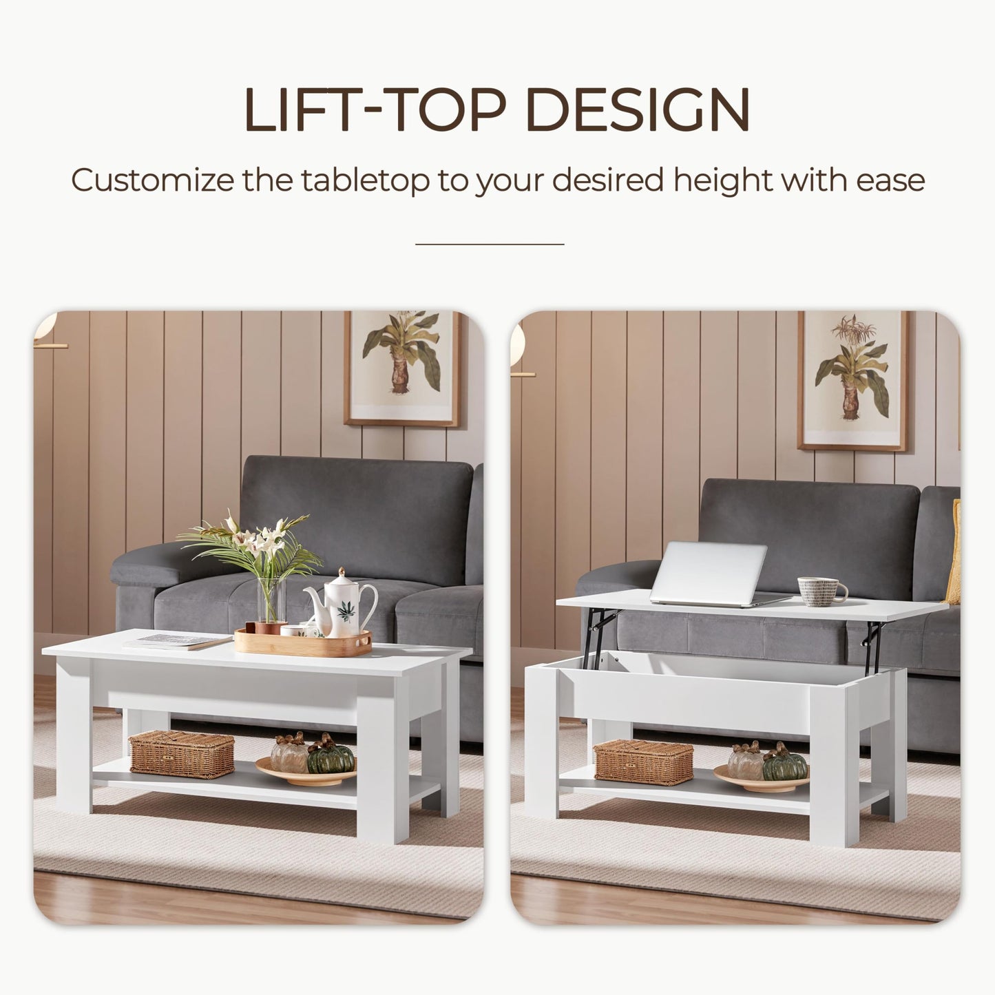 Modern Lift Top Coffee Table