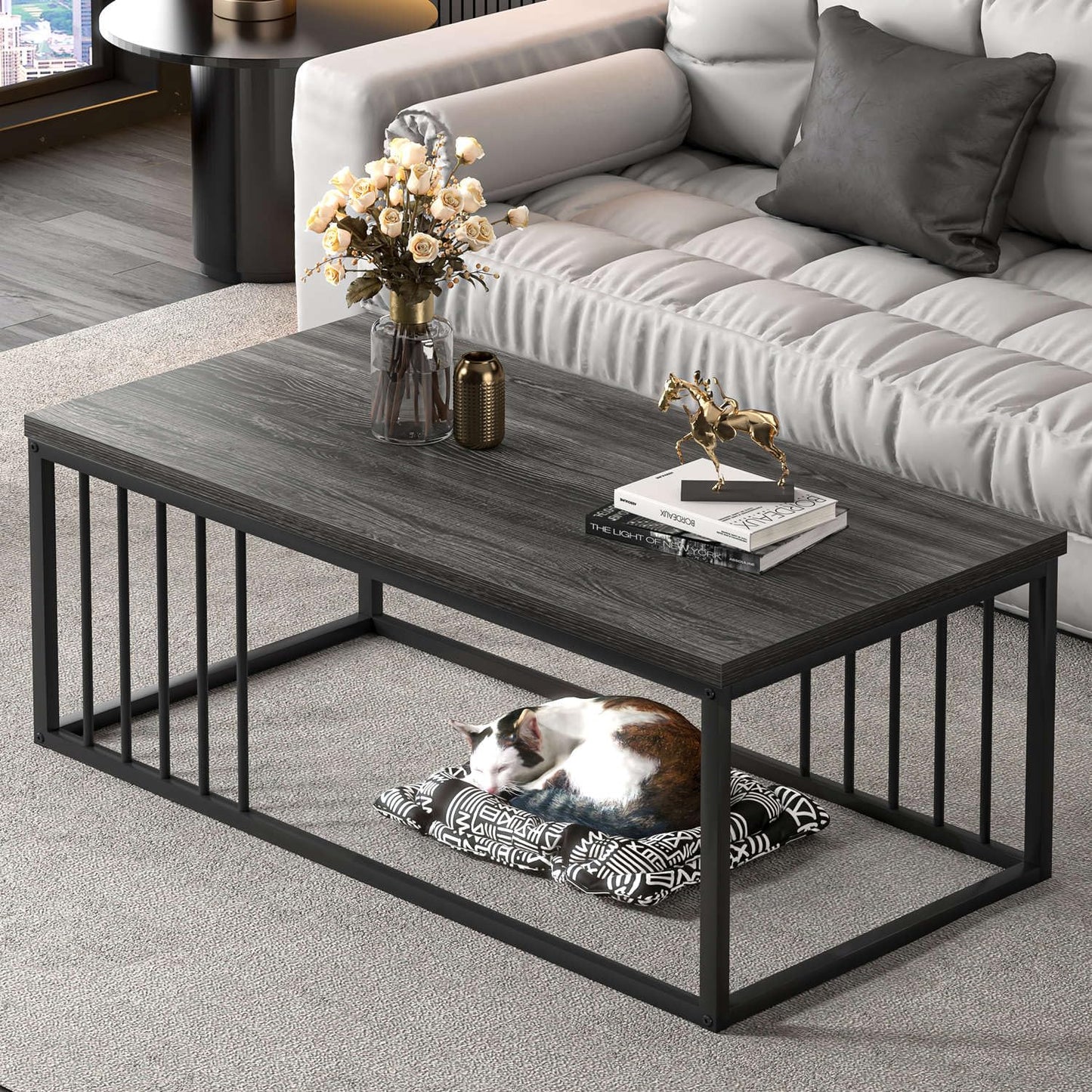 Dark Gray Coffee Table