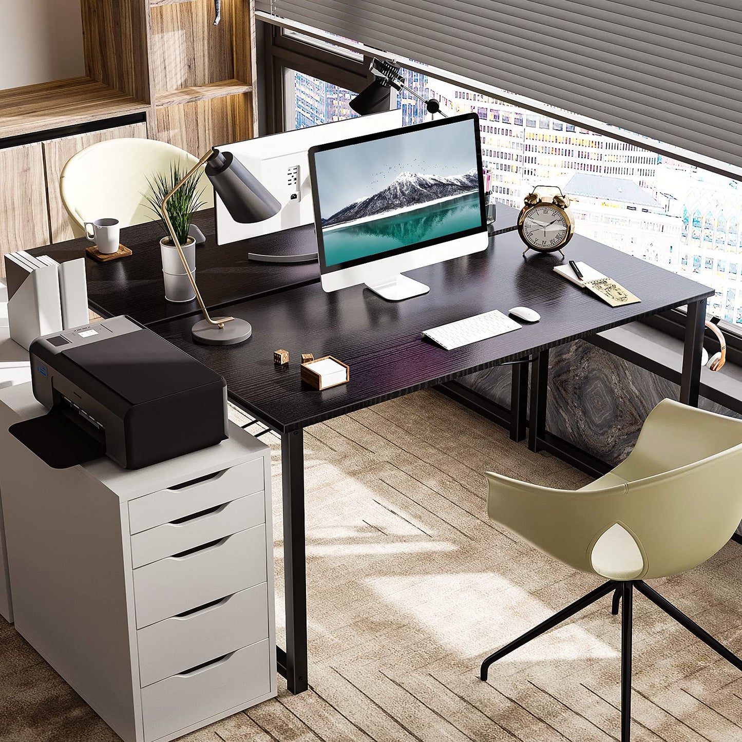 48 Inches Computer Desk - Black
