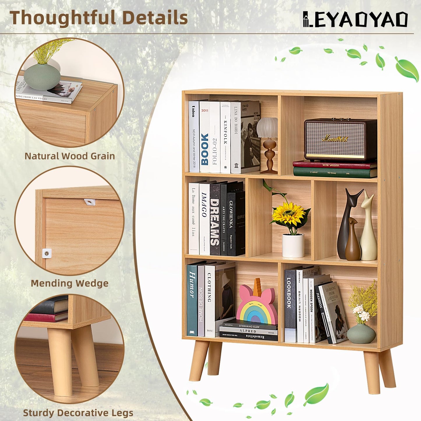 Natural Tier Bookshelf