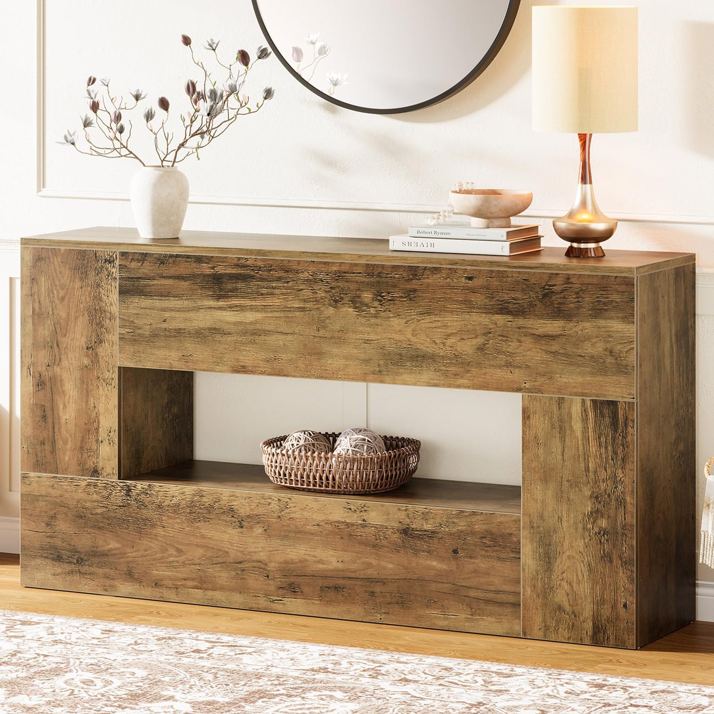 63" Farmhouse Console Table