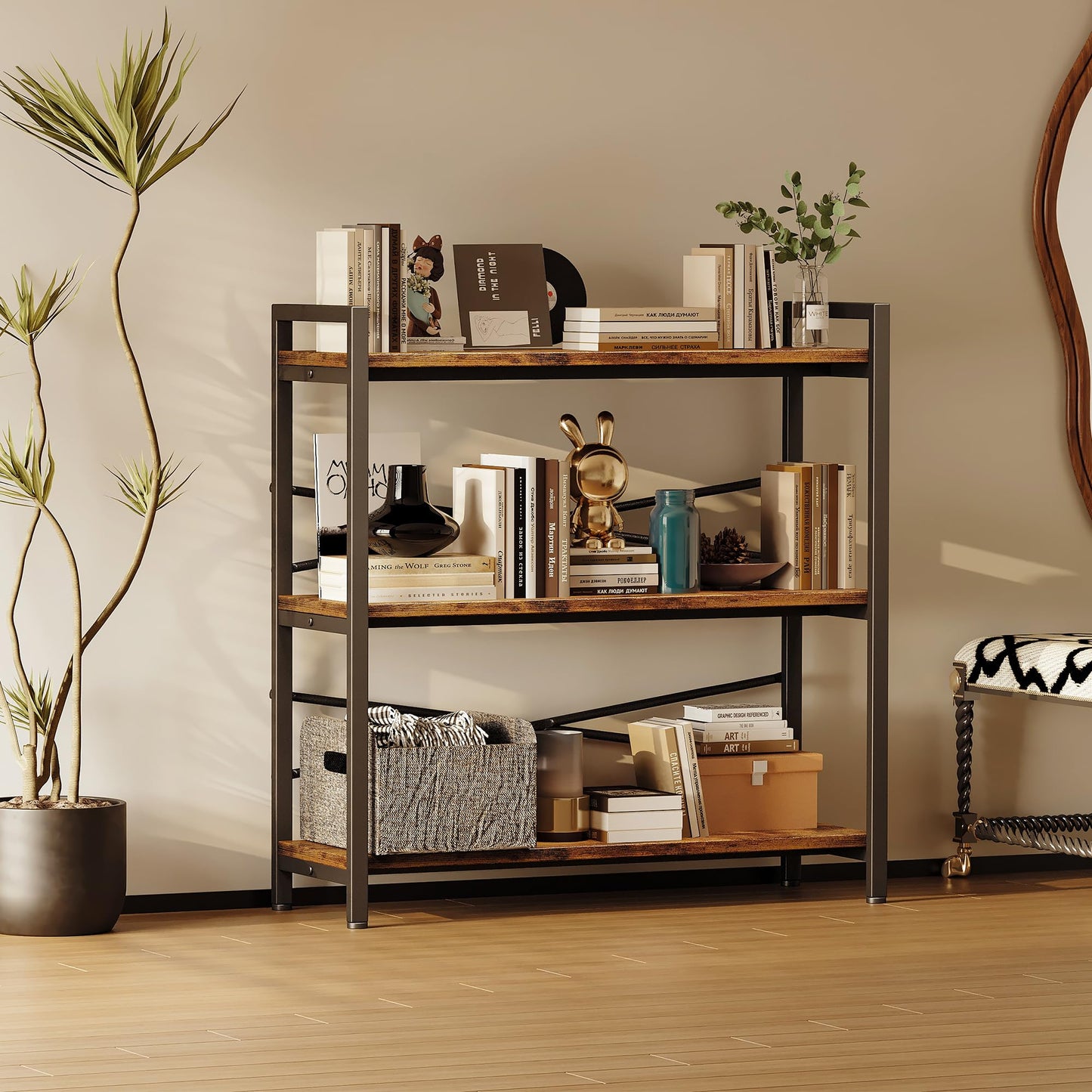 Vintage 3 Tier Bookshelf