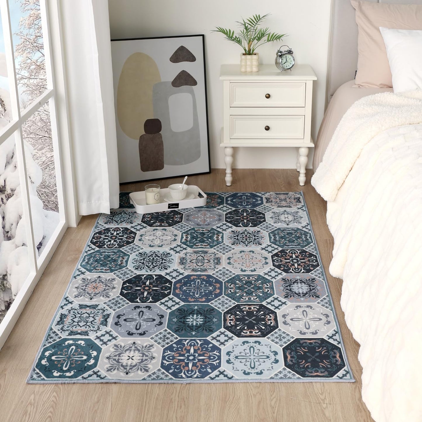 Moroccan Blue Area Rugs