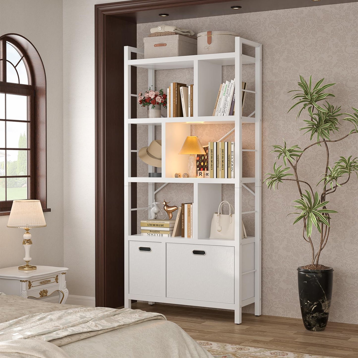 White Book Shelf