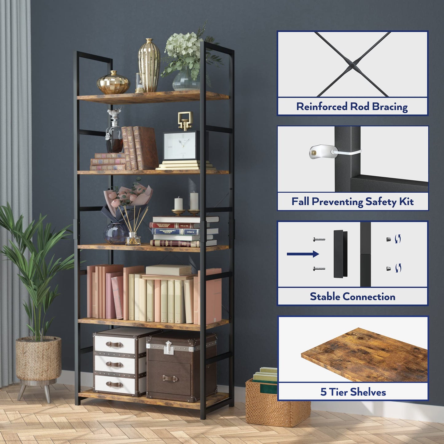 Vintage Bookshelf