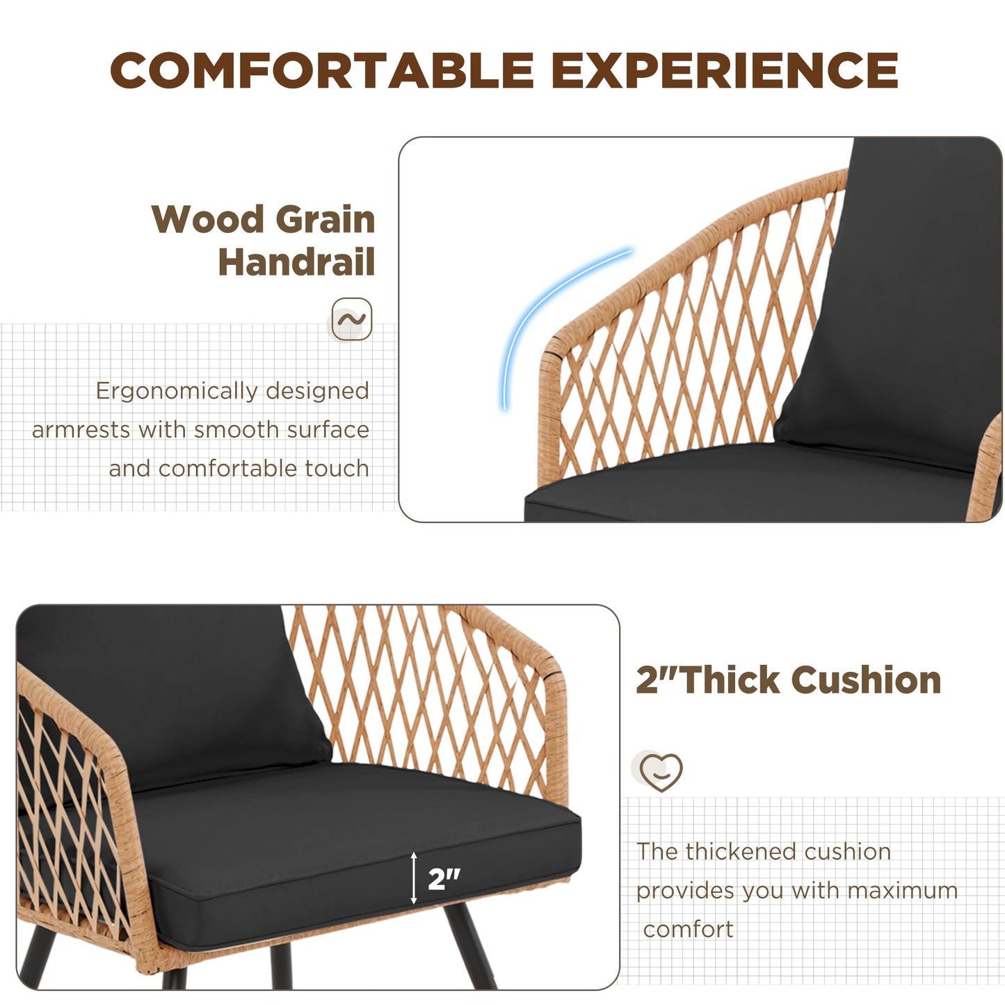 7-Piece All-Weather Rattan Patio Dining Set