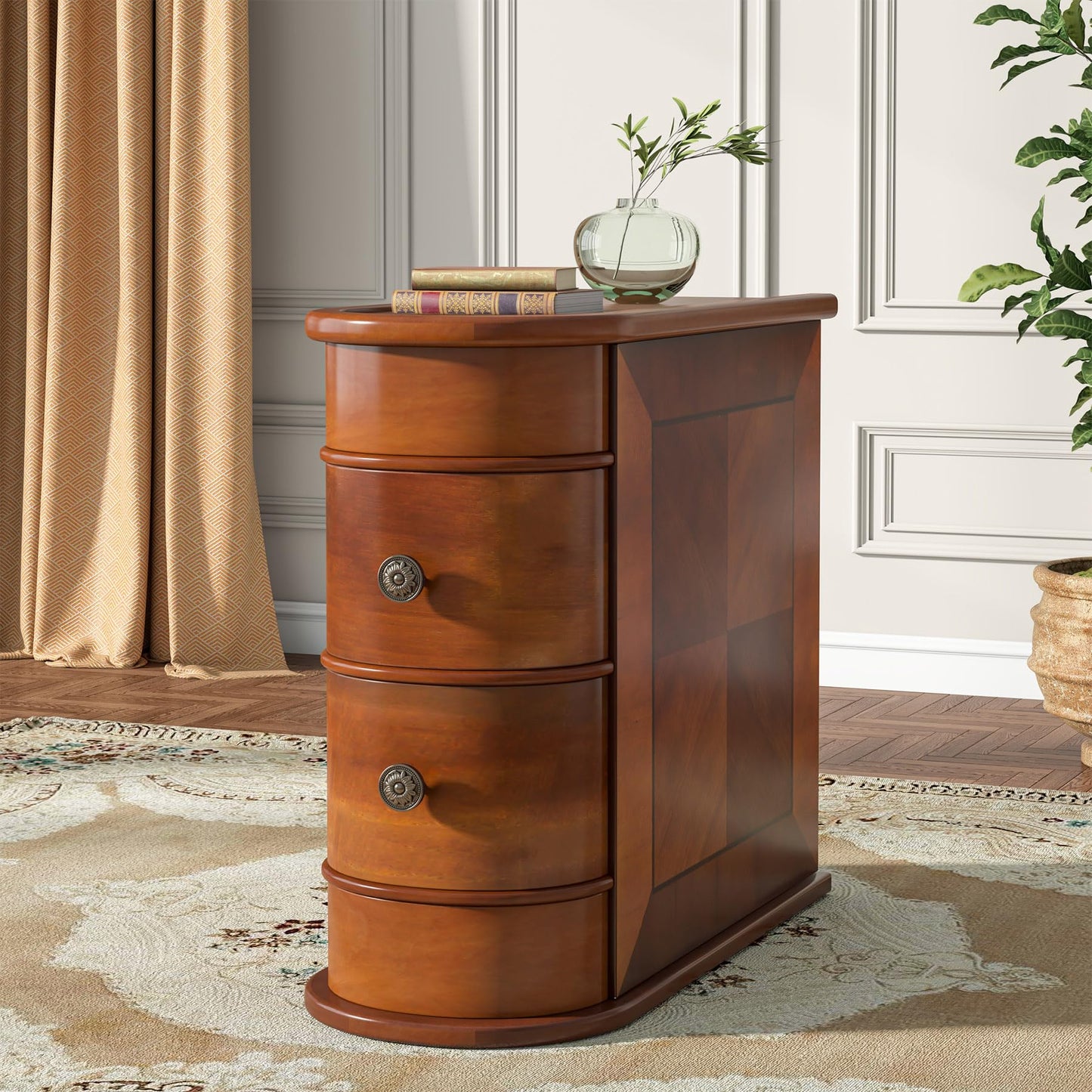 Wood End Table Set