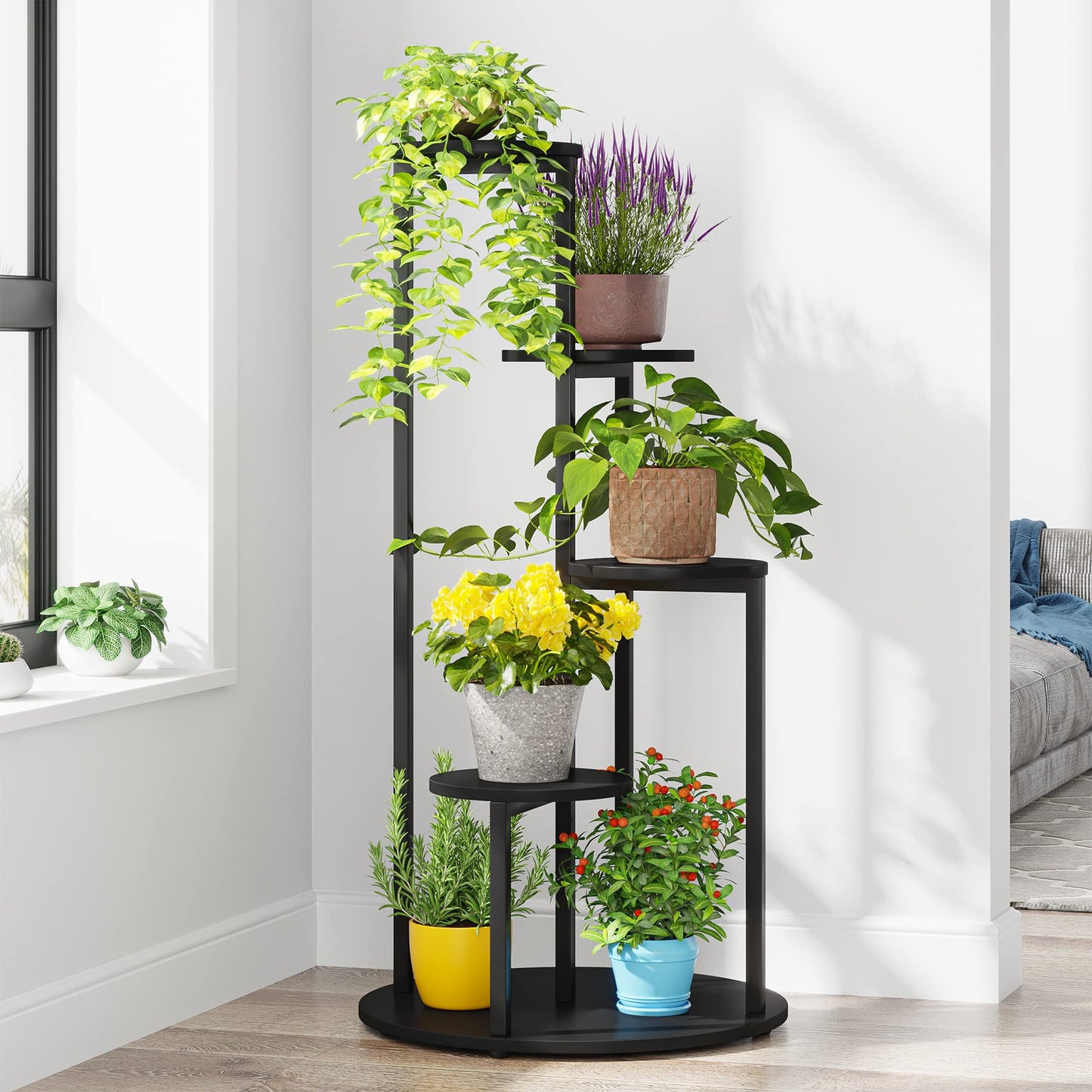 Indoor 4 - Tier Corner Plant Stand
