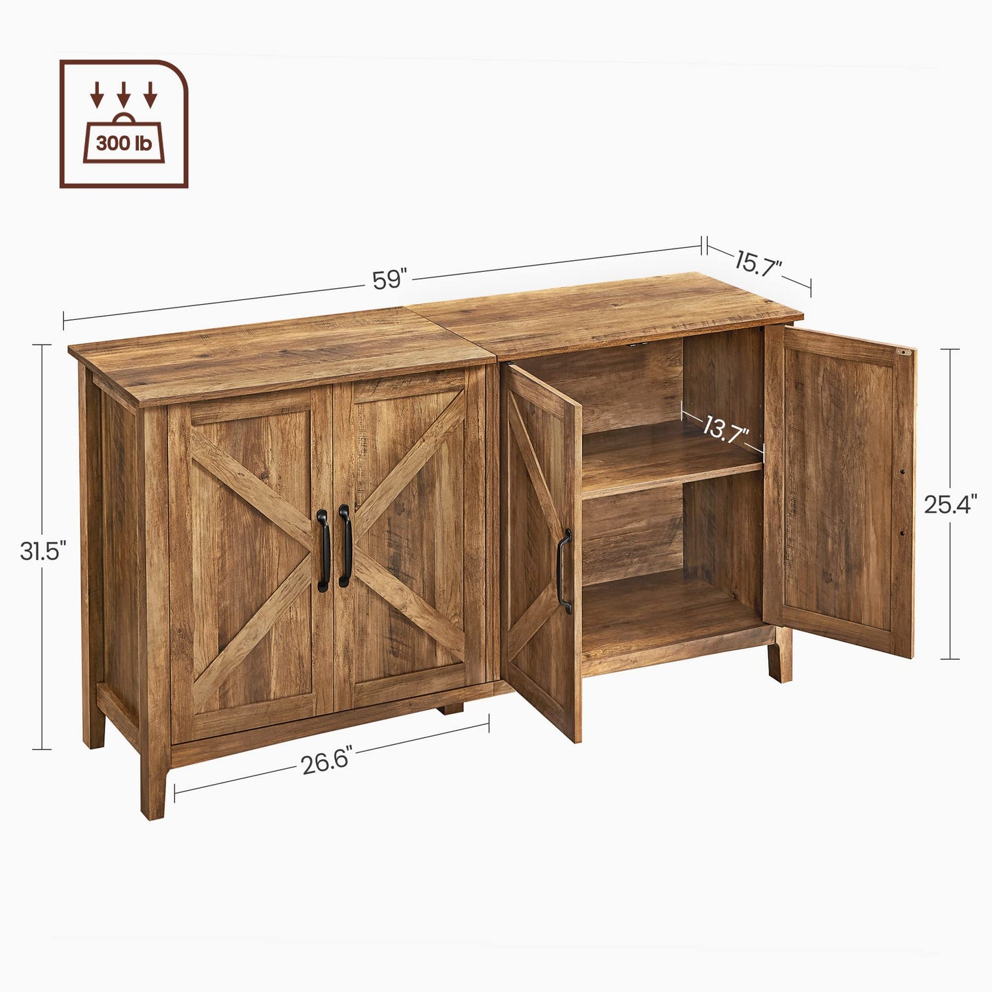 Storage Cabinet, Buffet Cabinet, Sideboard
