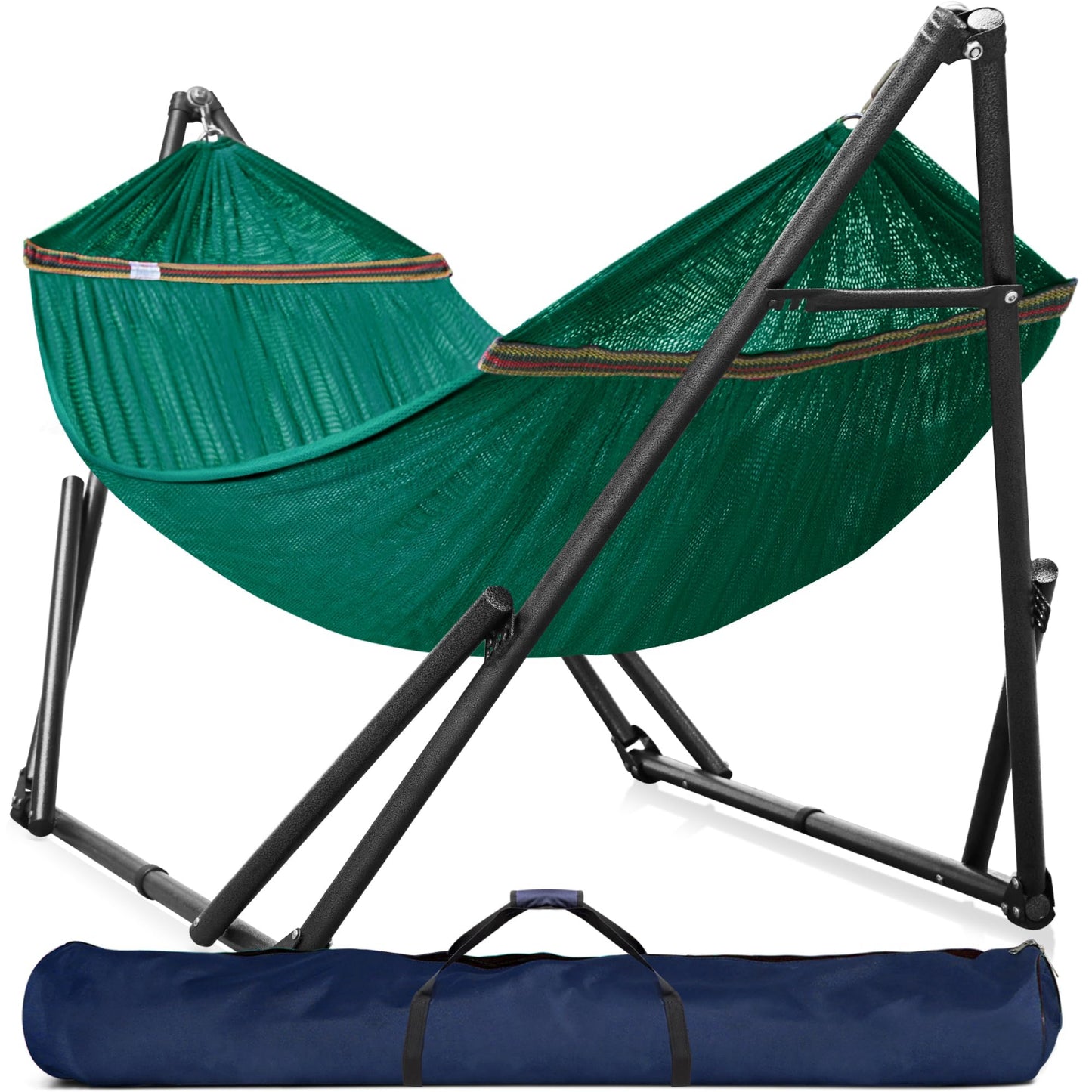 Double Hammock with Stand Included for 2 Persons