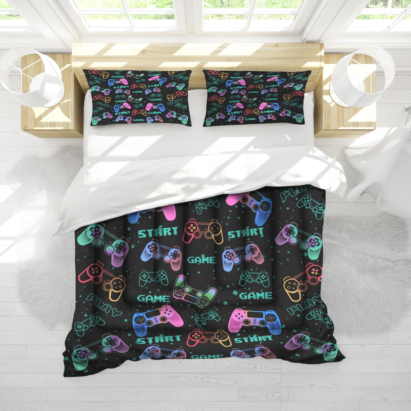 Kids Gaming Comforter Twin Size