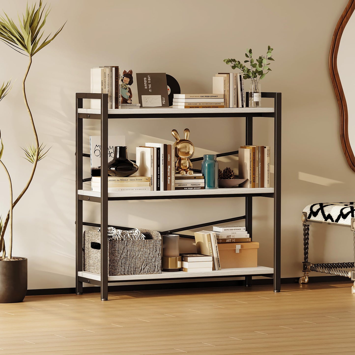 White Bookshelf