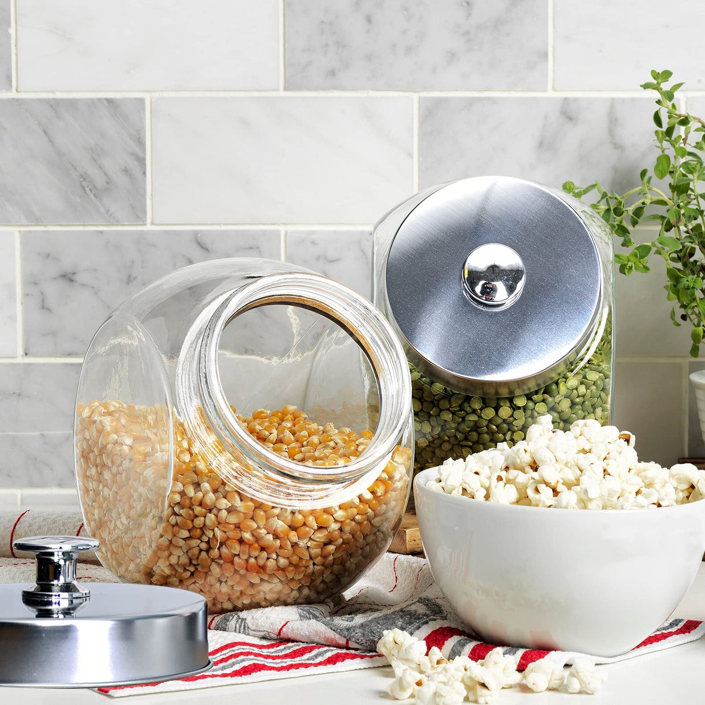 Glass Cookie Jars for Kitchen Counter