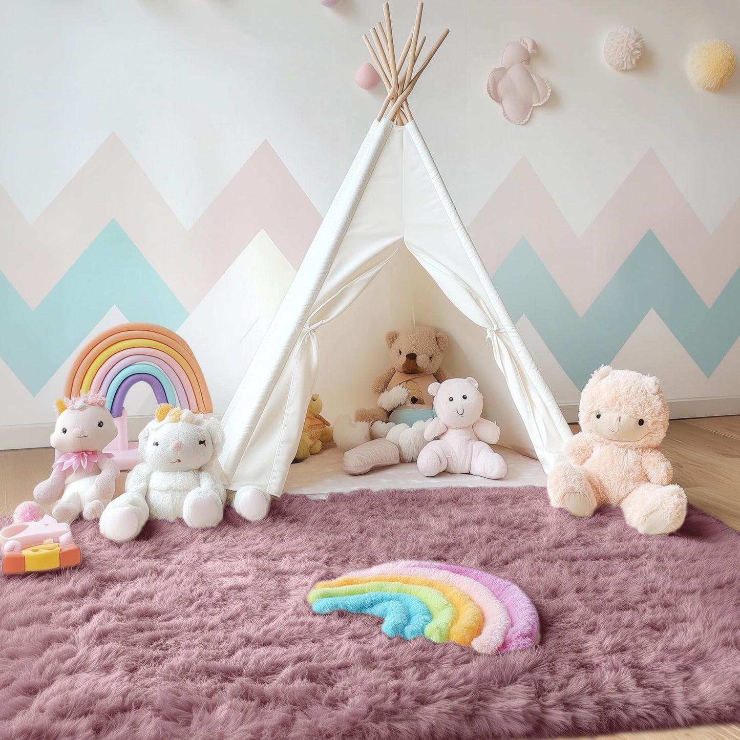 Blush Area Rugs