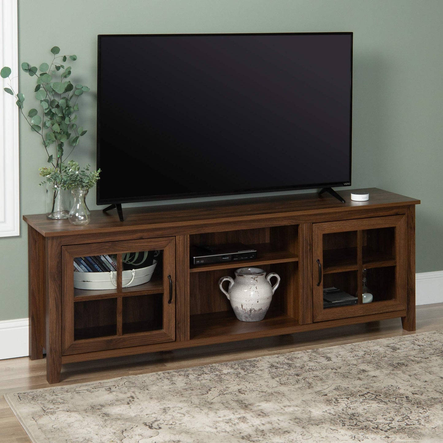 Dark Walnut - 80 inch TV Stand