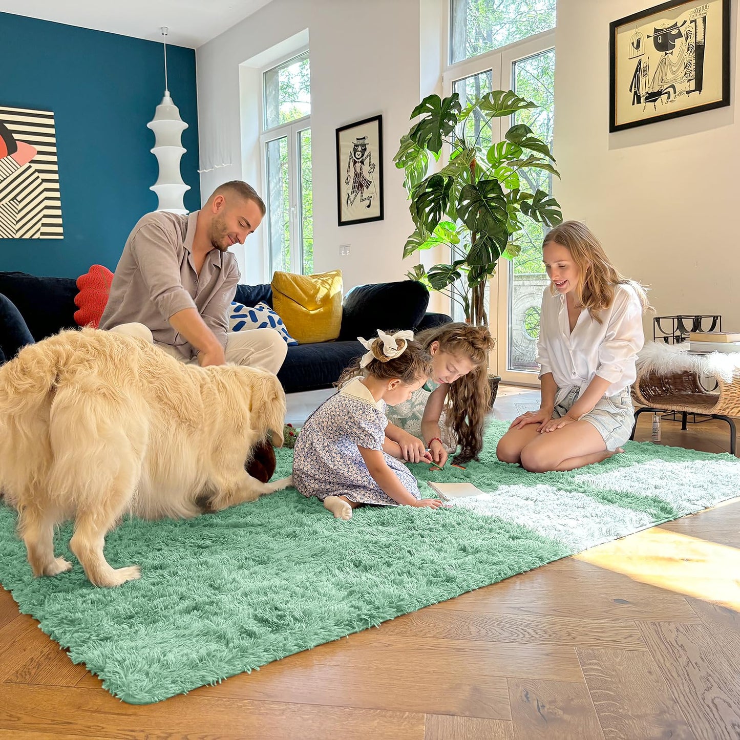 Mint Green Area Rugs