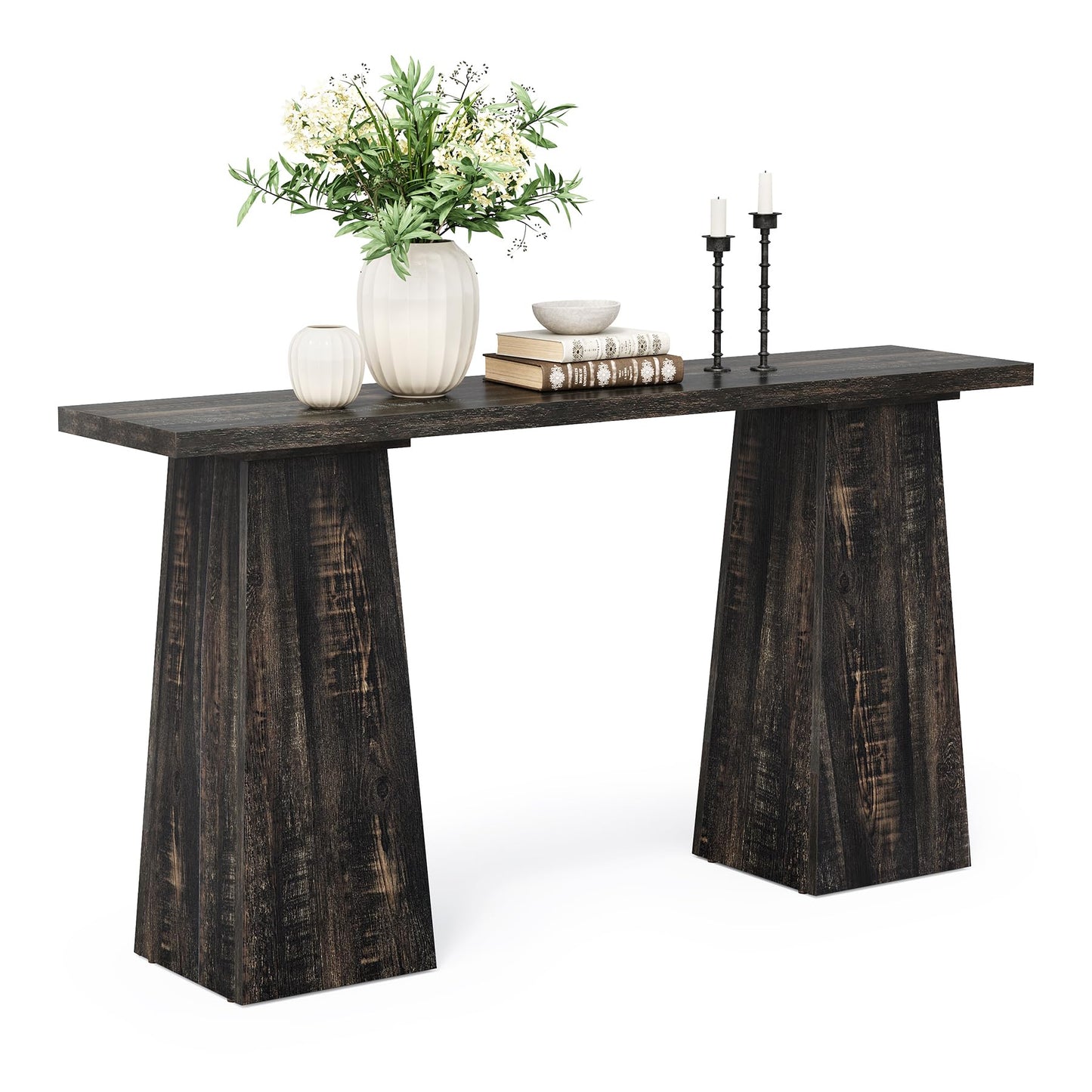 63-Inch Wood Console Table