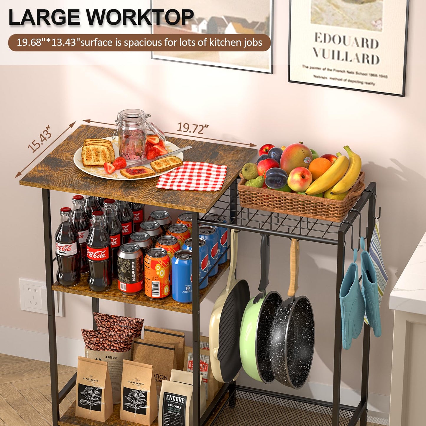 Black Kitchen Rack