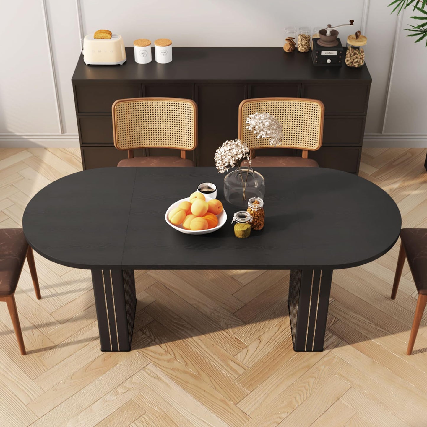Black Kitchen Dining Table