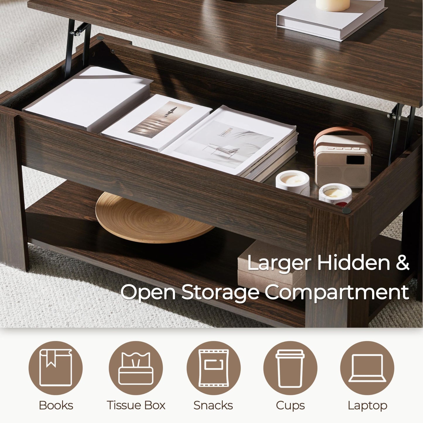 Celia Lift Top Coffee Table