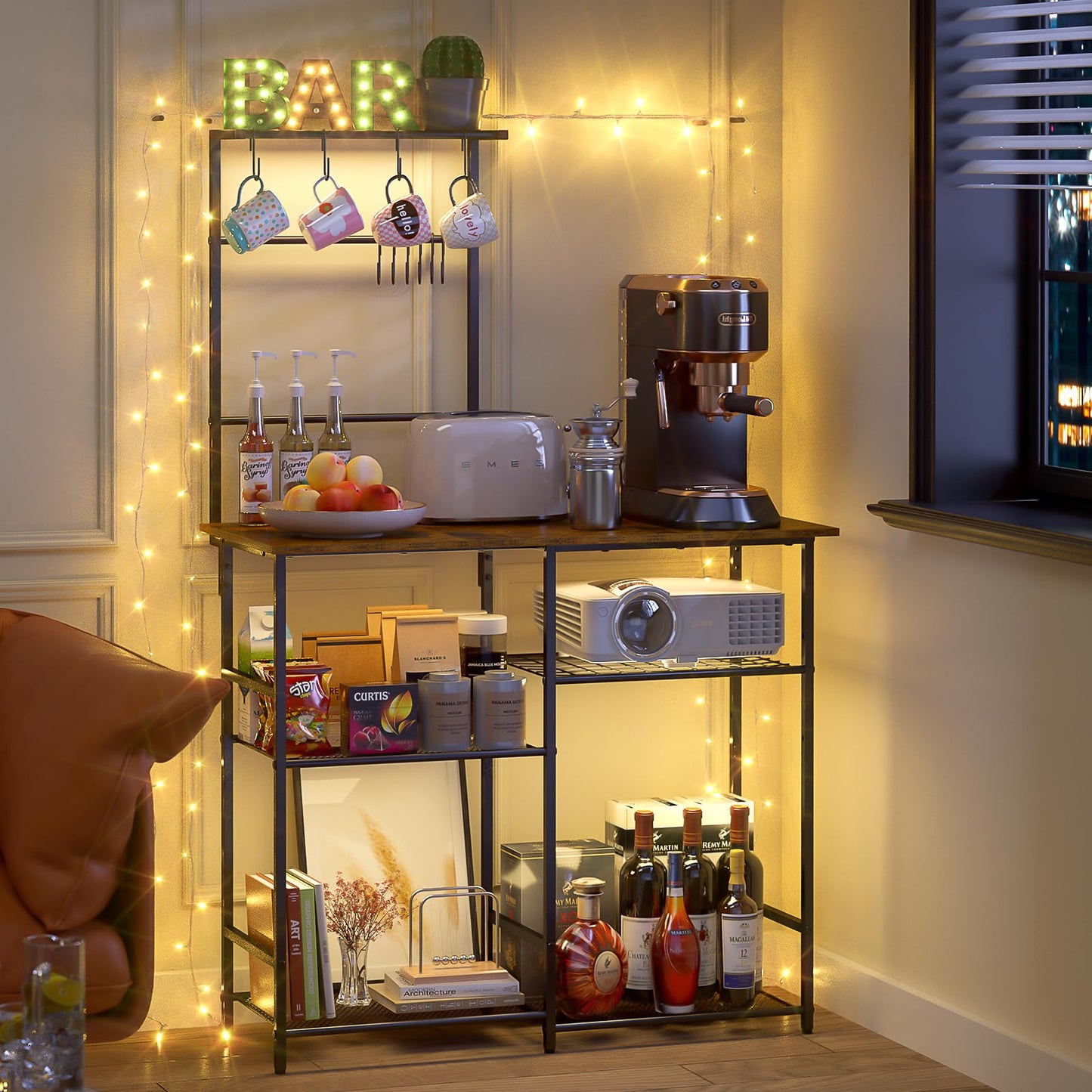 Rustic Brown Kitchen Stand