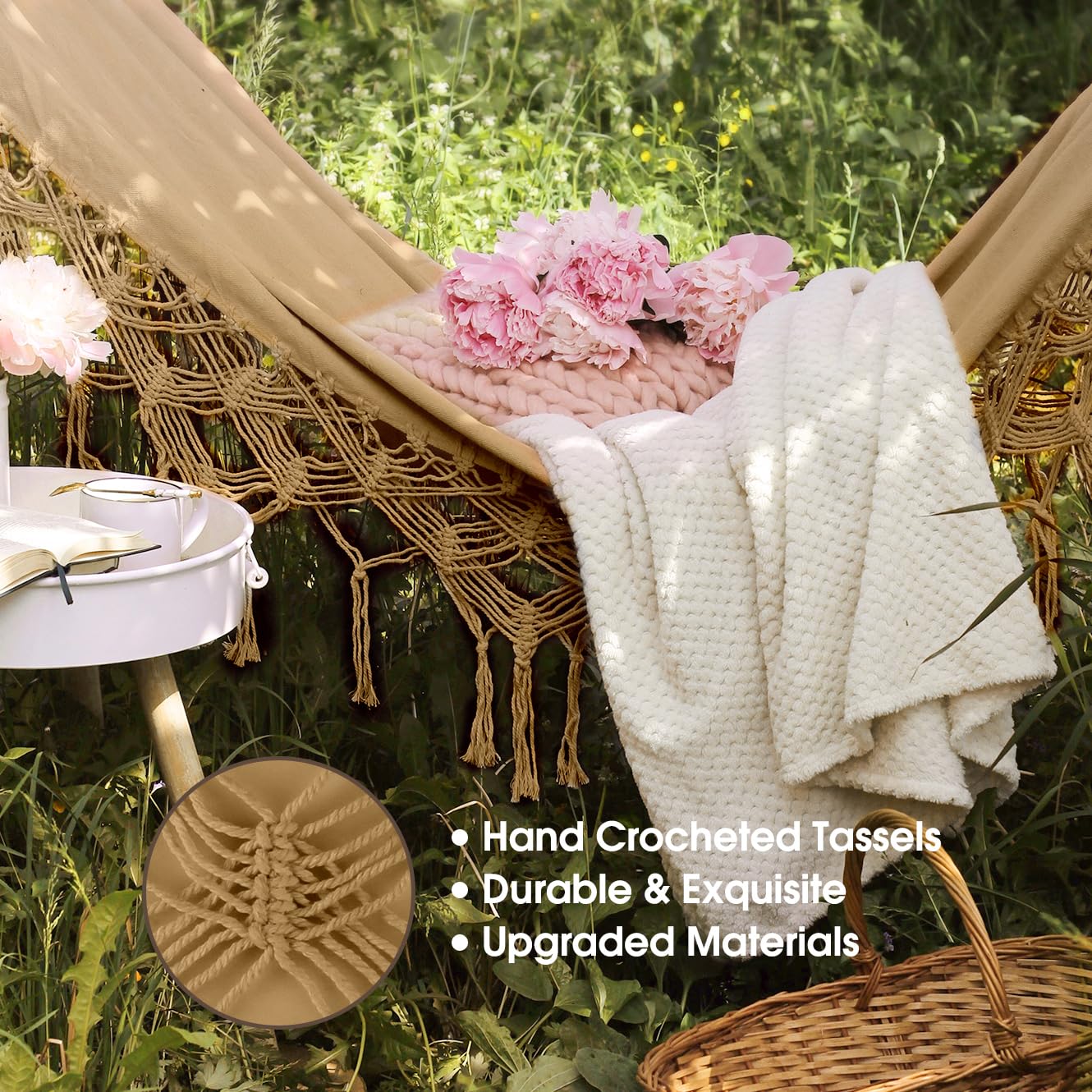 Backyard Hammock with Tassels