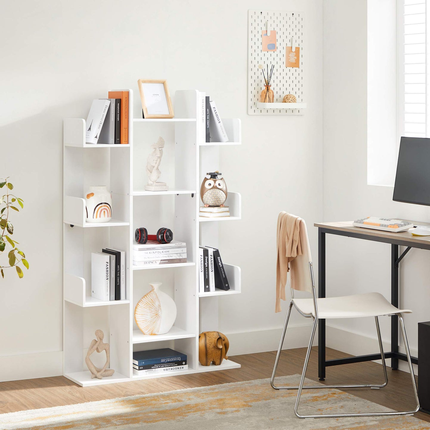 White Modern Bookshelf