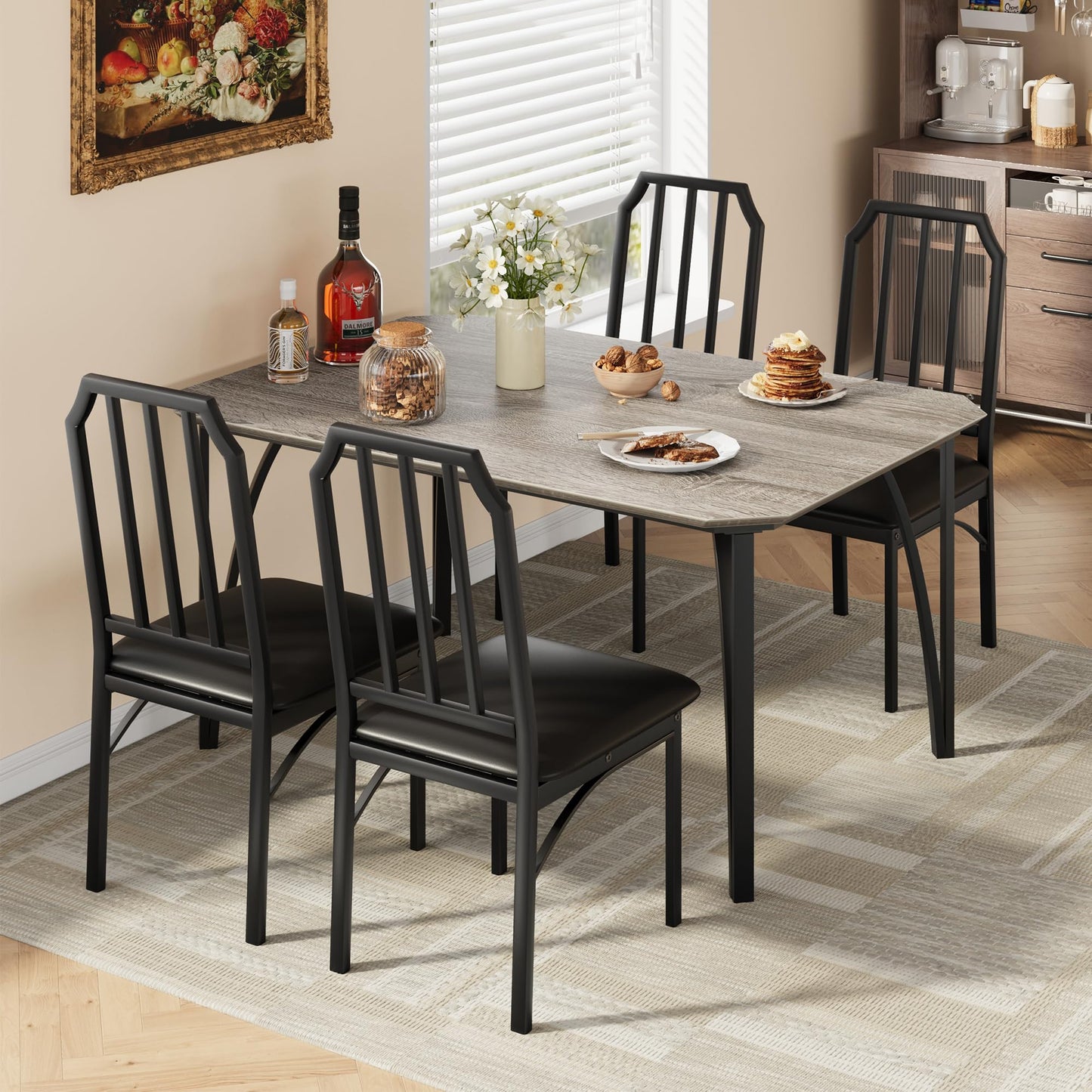Grey Dining Table Set