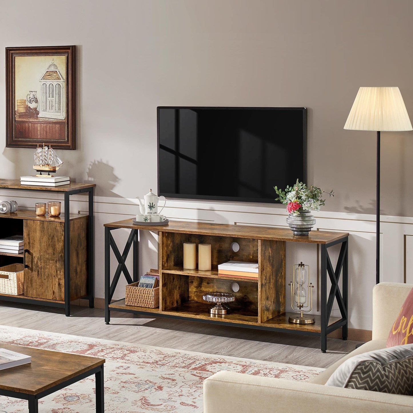 Rustic Brown TV Stand