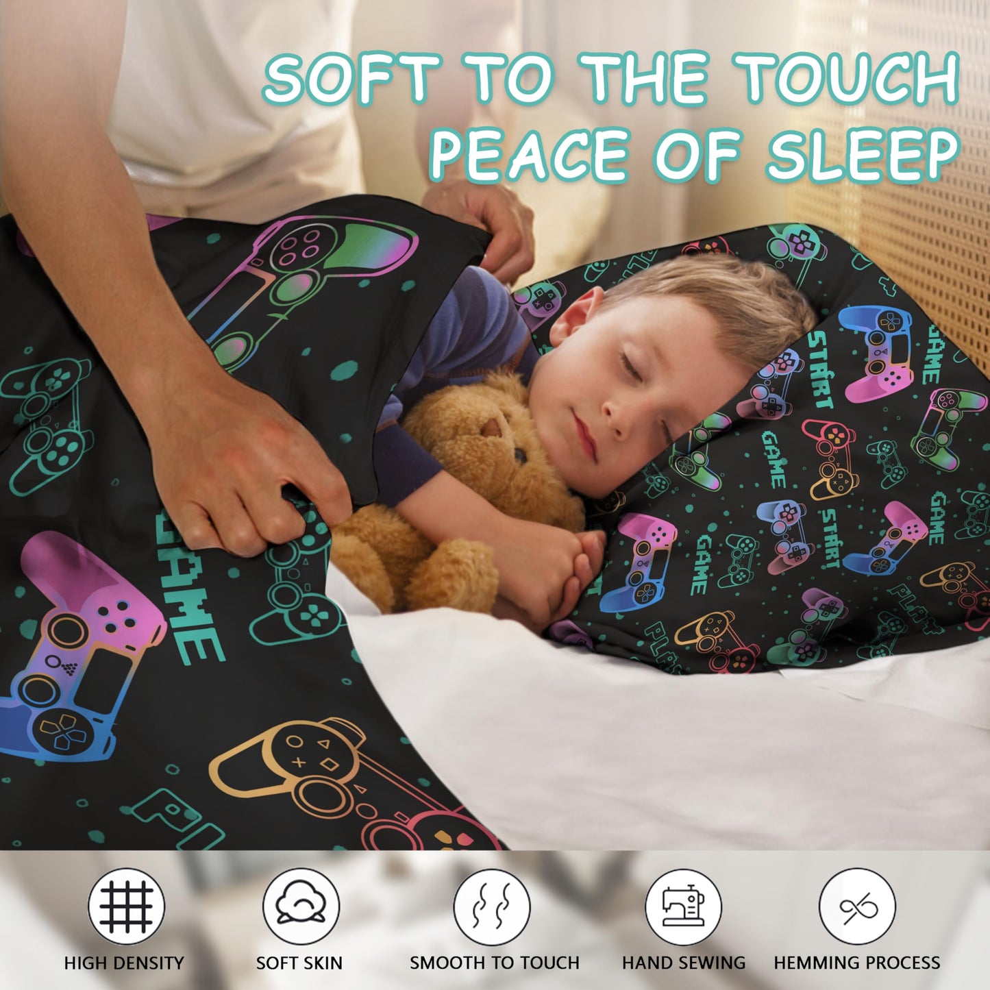 Kids Gaming Comforter Twin Size