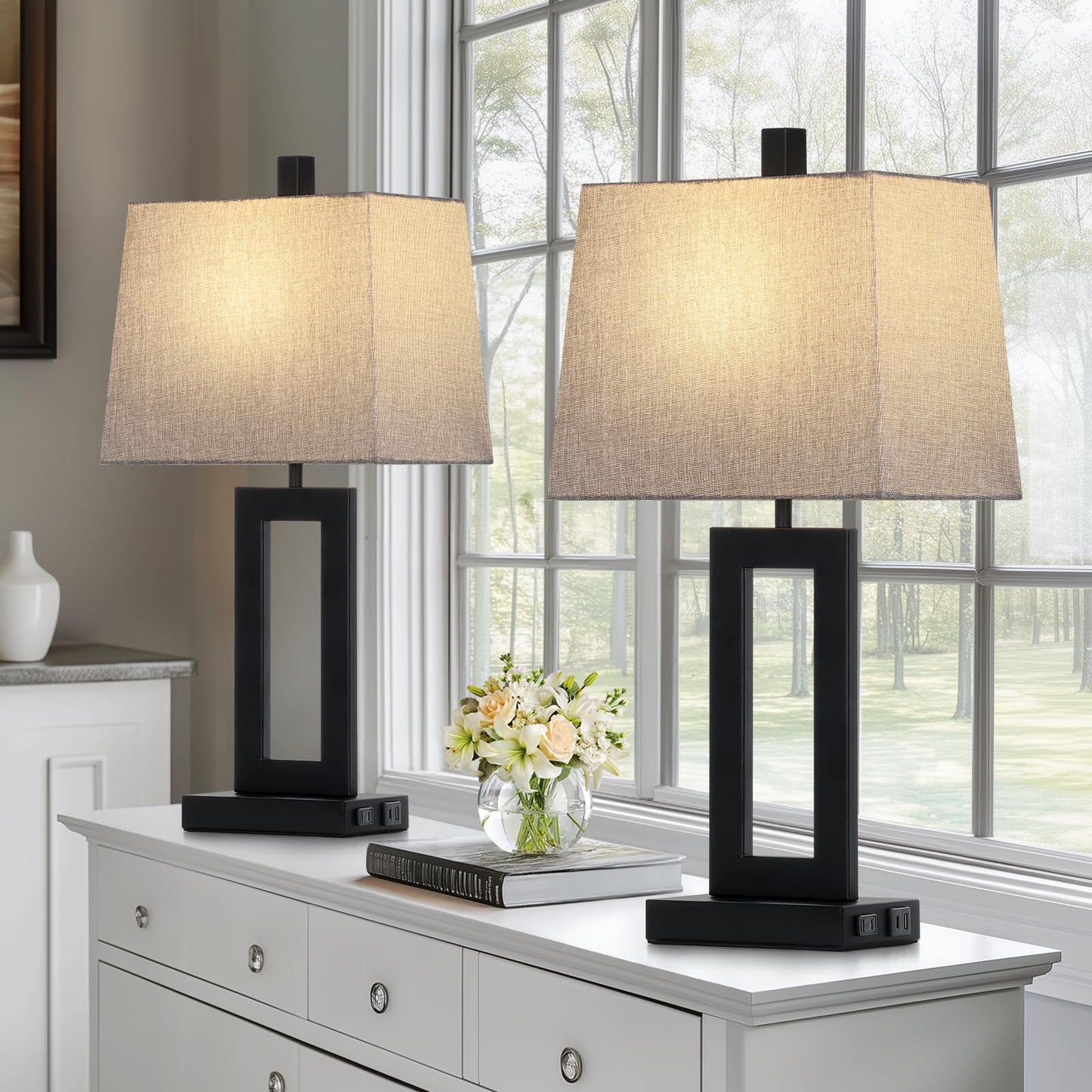 Modern Table Lamp Set of 2