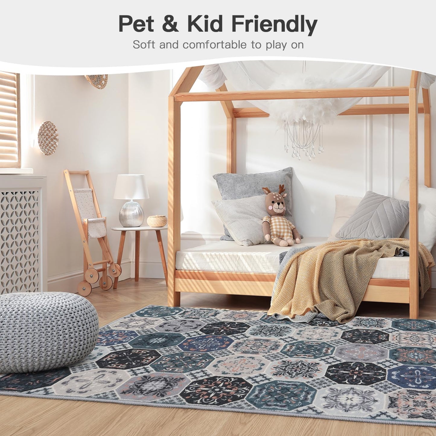 Moroccan Blue Area Rugs