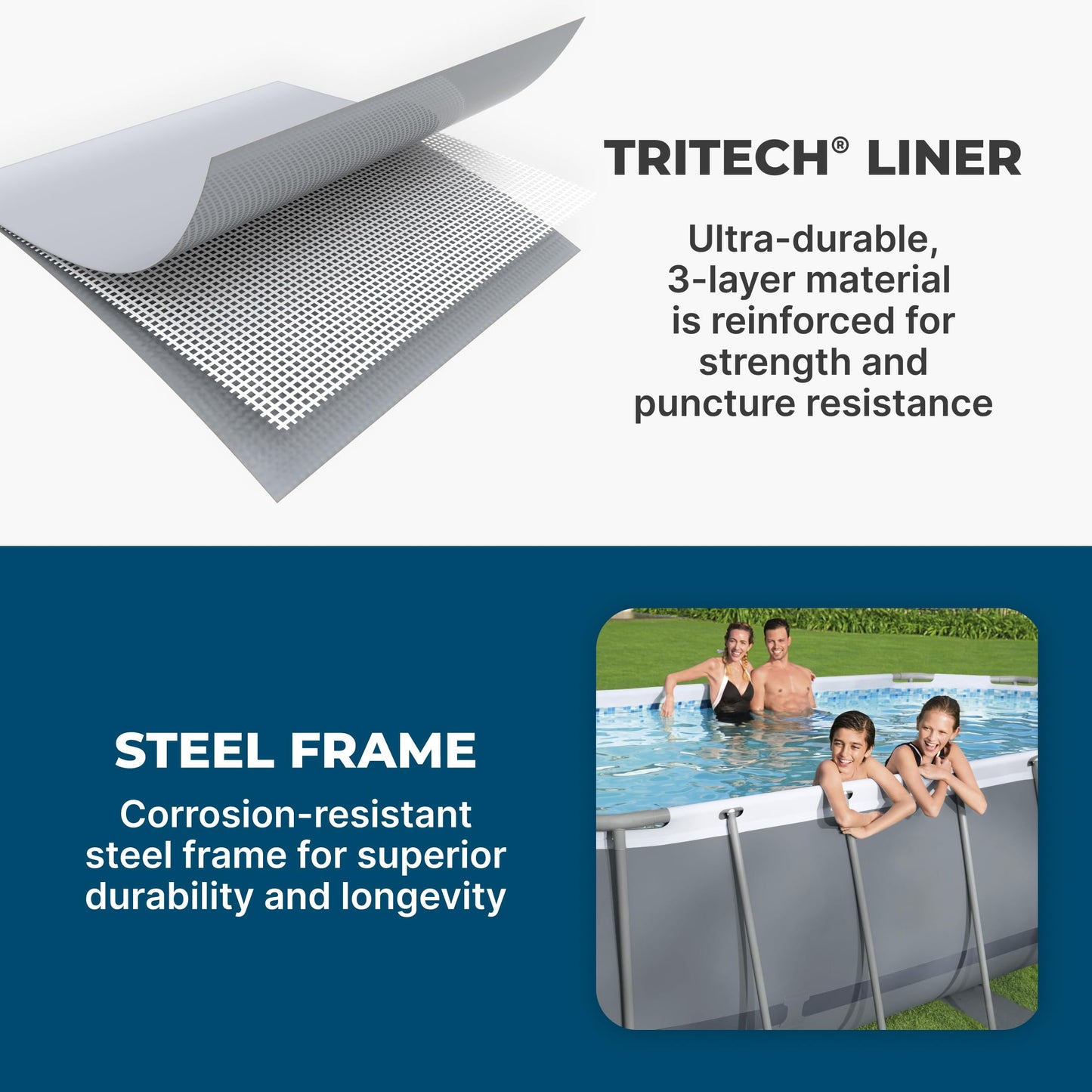 Oval Above Ground Pool Set
