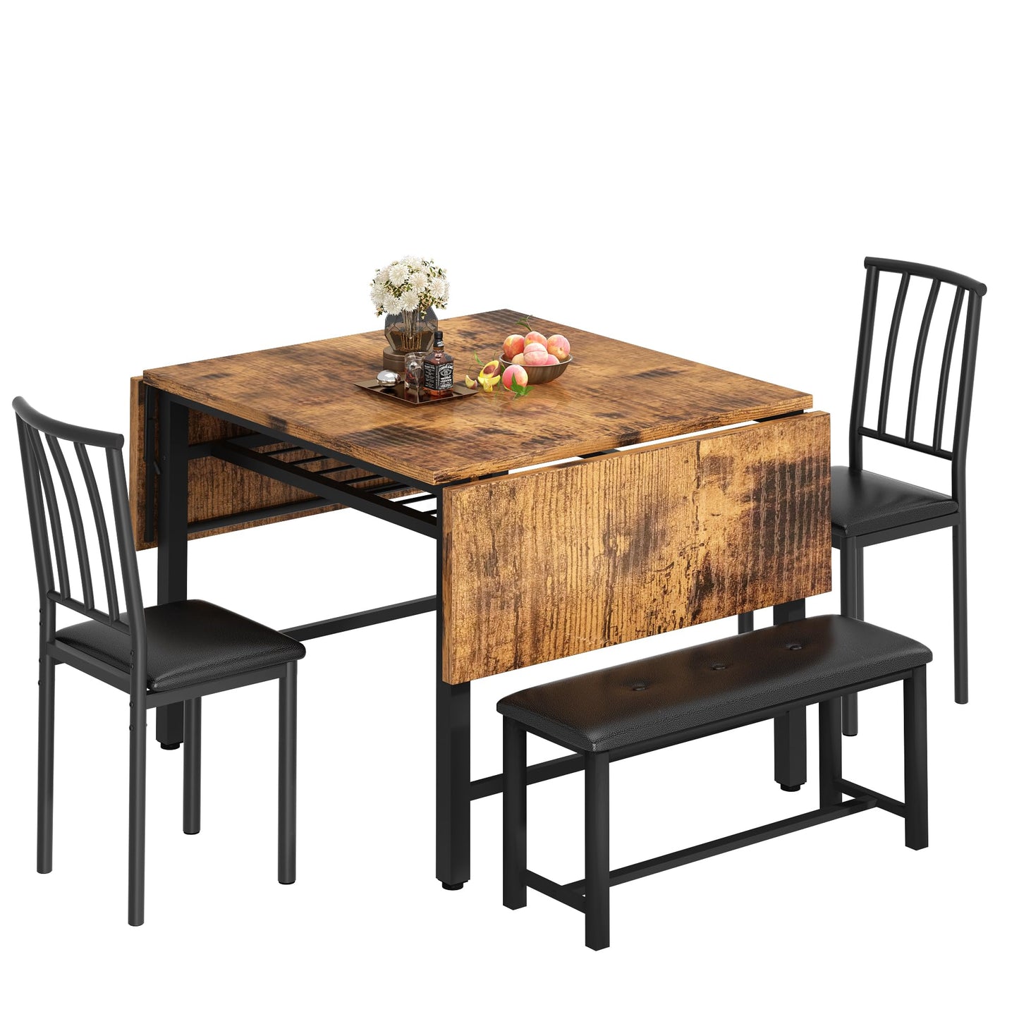 Rustic Brown Dining Table
