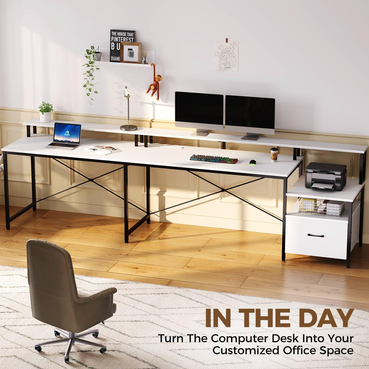 White Computer Desk
