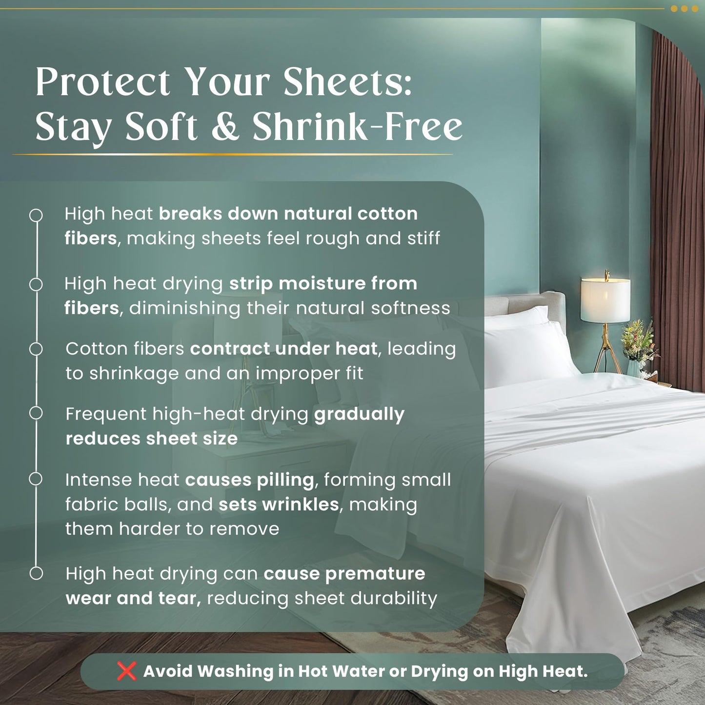 Luxurious Egyptian Cotton Bed Sheets