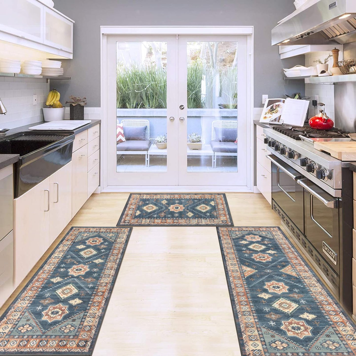 Blue/Coffee Rugs