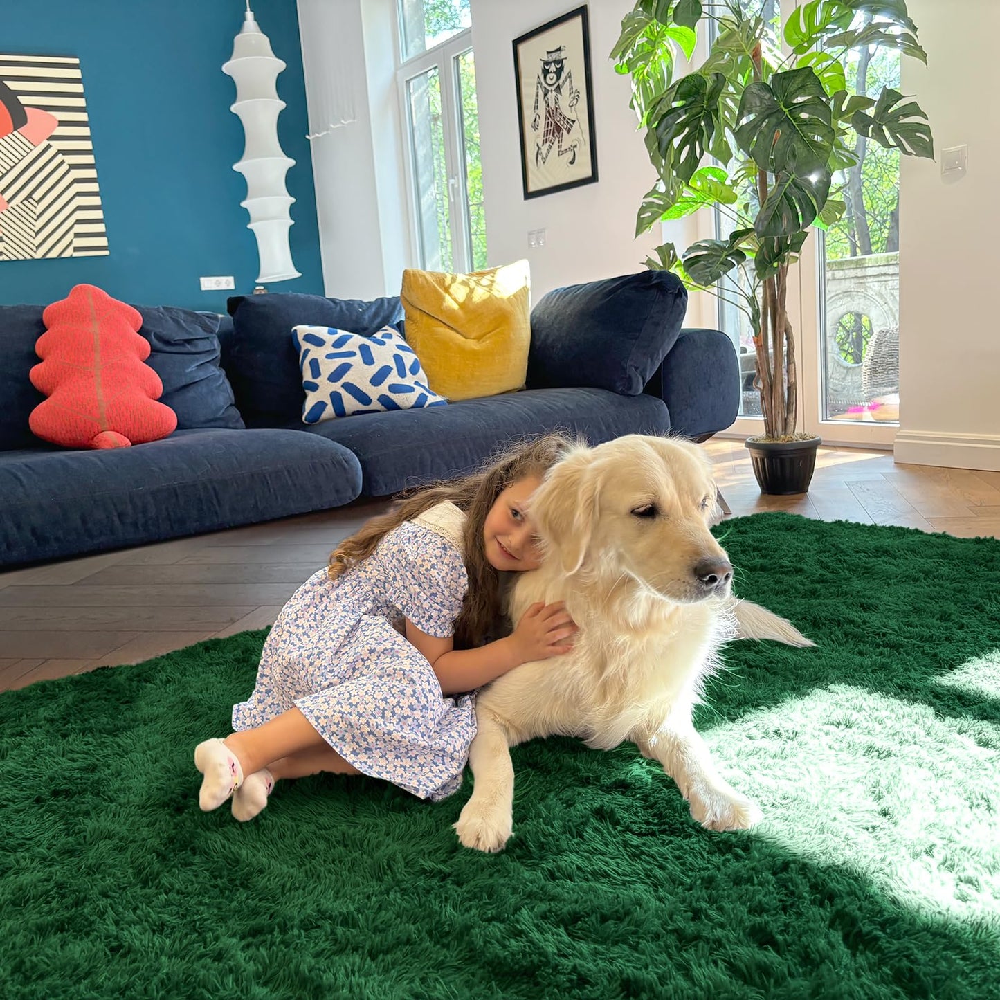 Dark Green Area Rugs