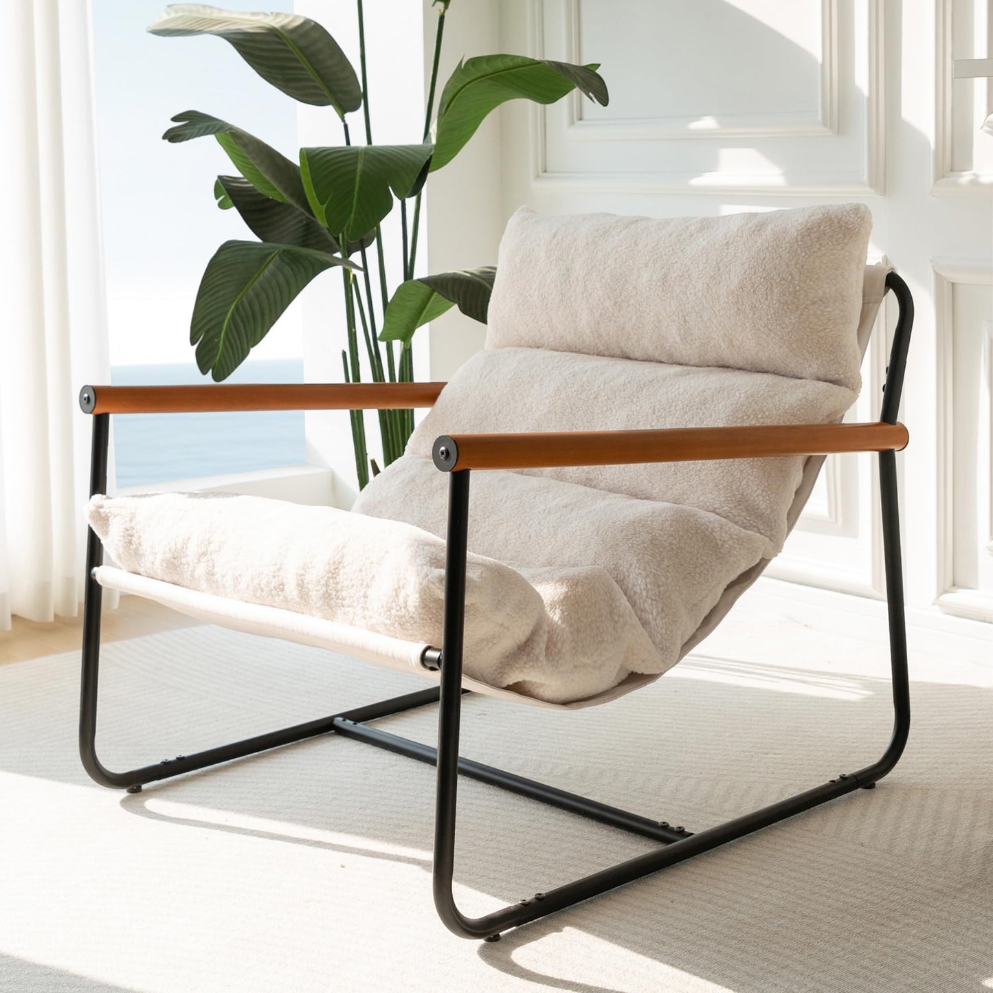 Boucle Arm Chair Living Room Chair