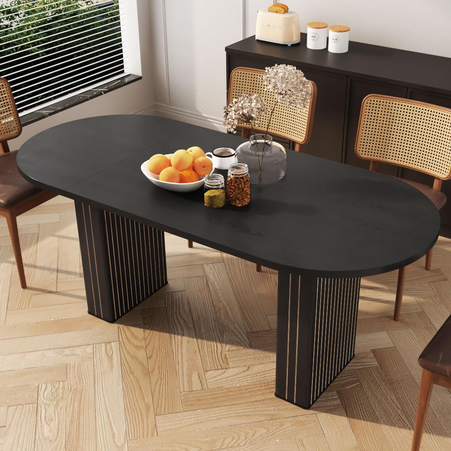 Black Kitchen Dining Table