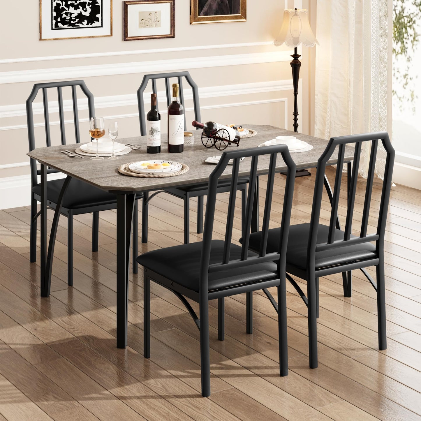 Grey Dining Table Set