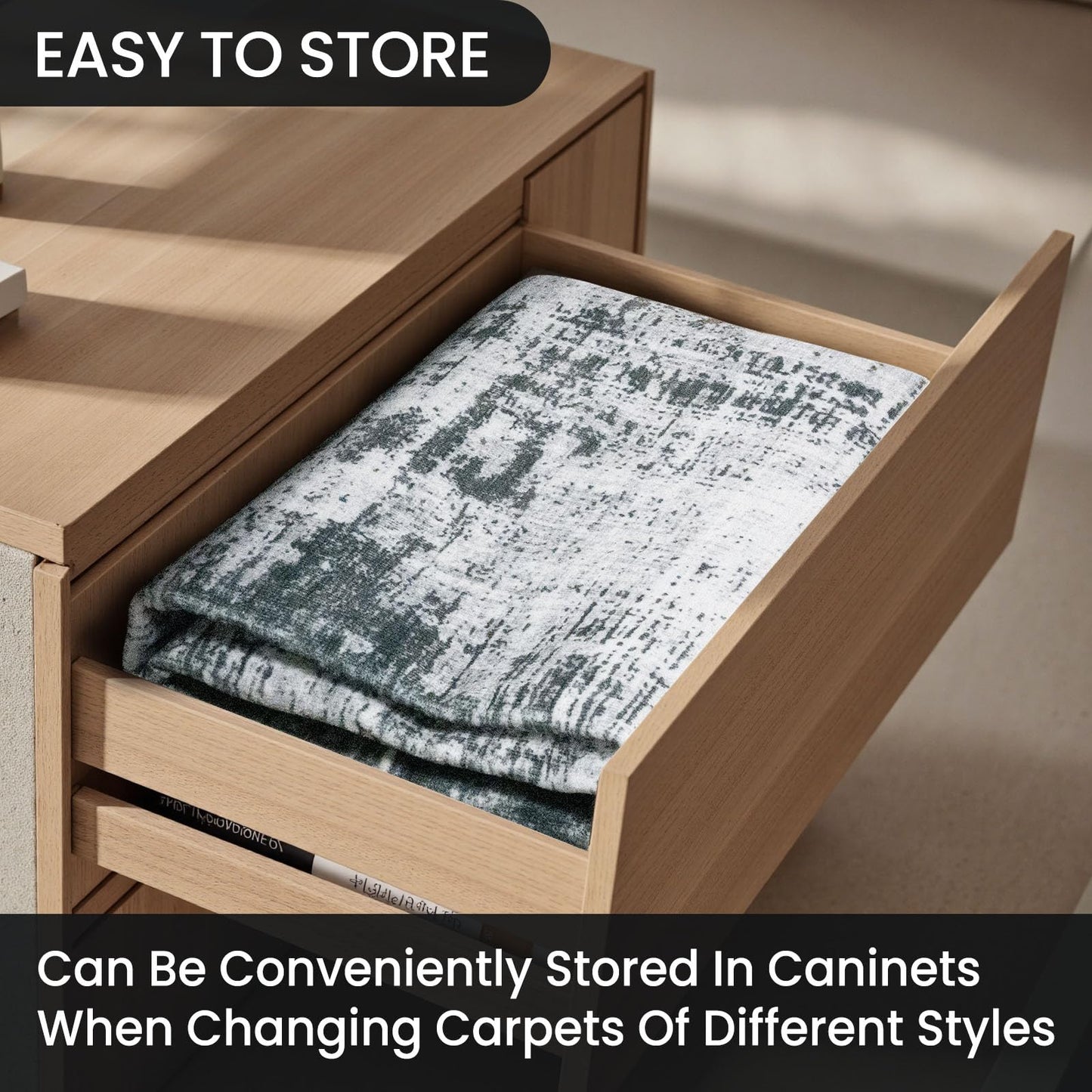 Grey Black Area Rugs