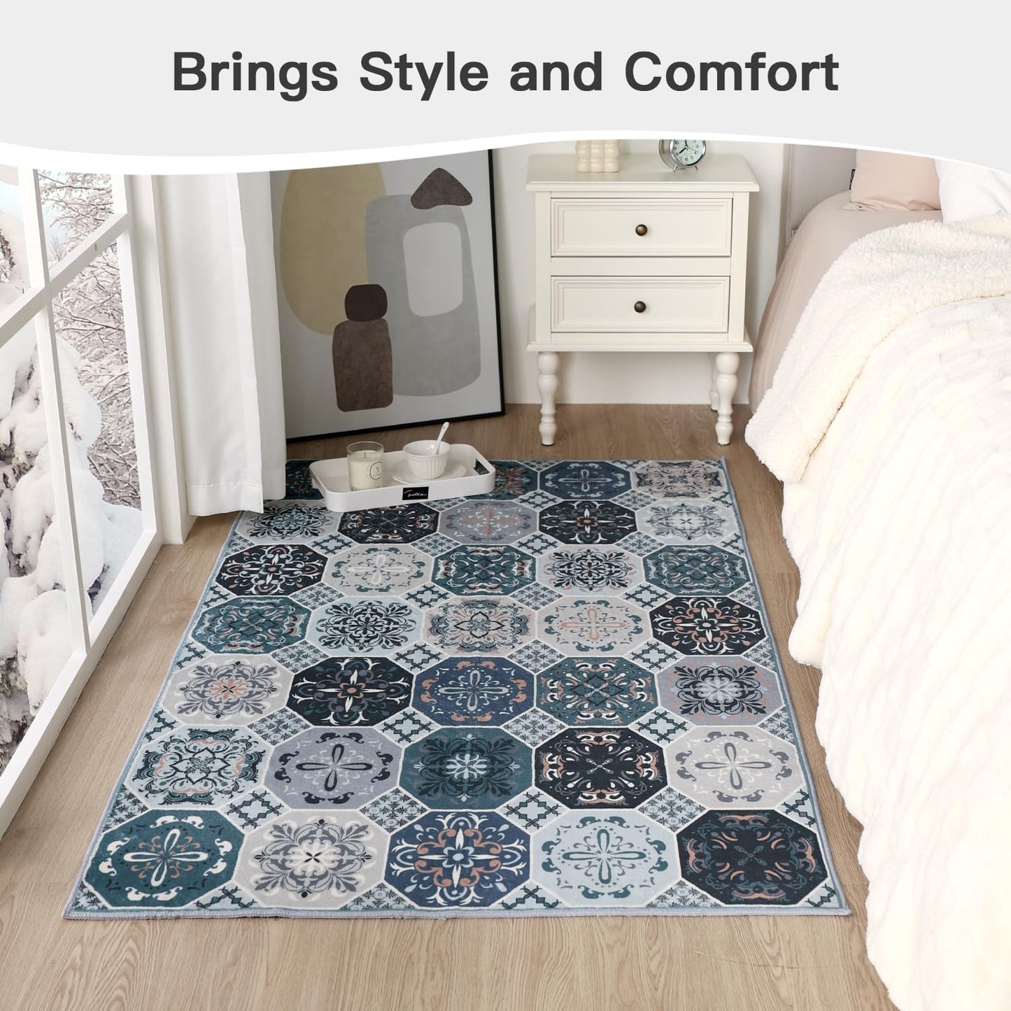 Moroccan Blue Area Rugs