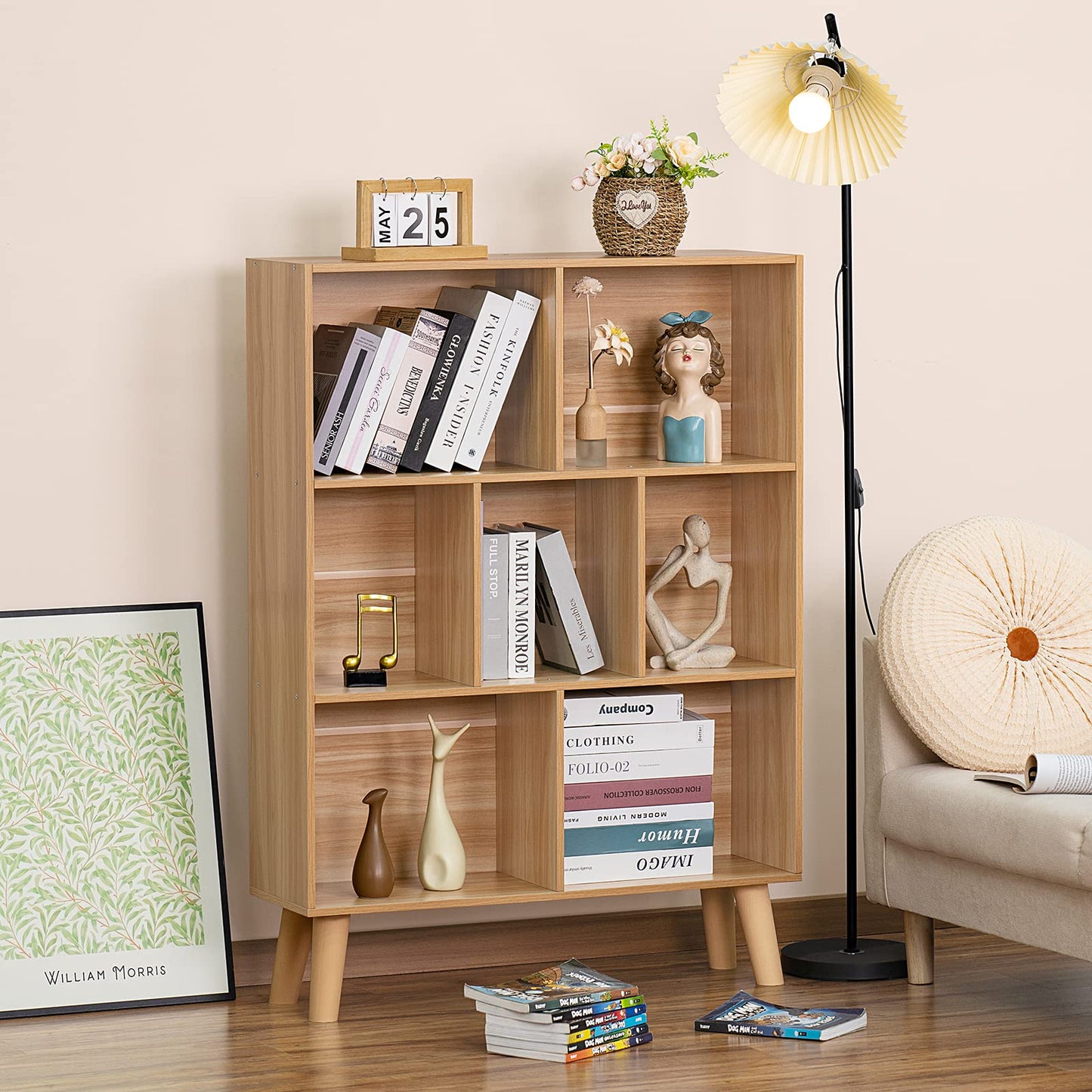Natural Tier Bookshelf